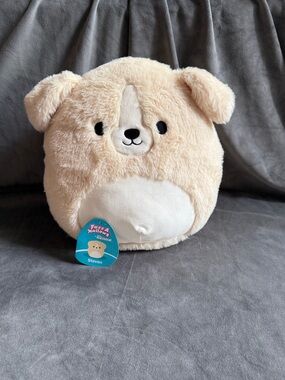 Fuzz A Mallows Squishmallow Dog (Steven) NWT